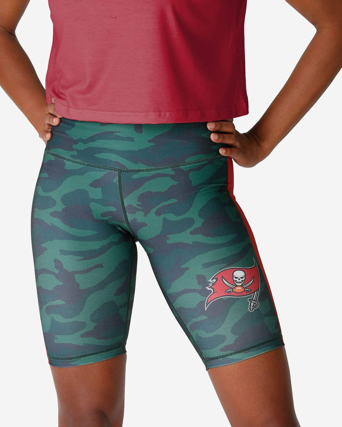 Tampa Bay Buccaneers Womens Camo Bike Shorts FOCO S - FOCO.com