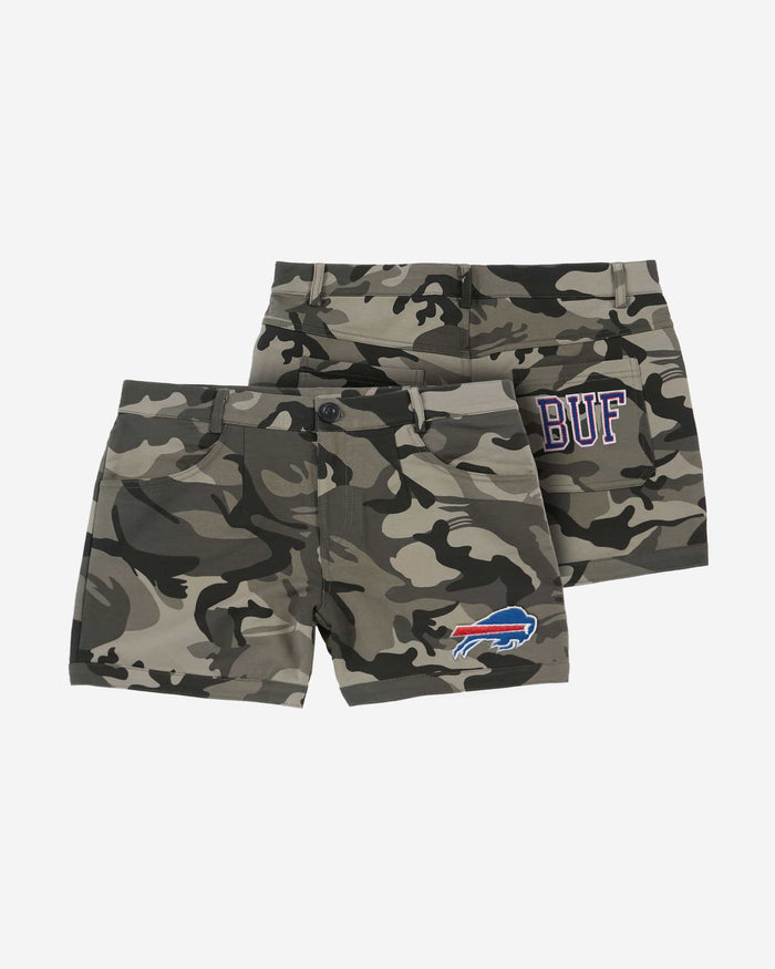 Buffalo Bills Womens Clubhouse Camo Shorts FOCO - FOCO.com