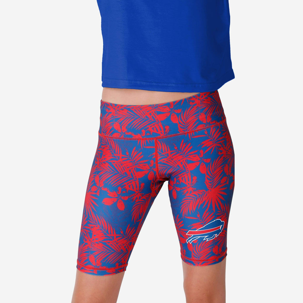 Buffalo Bills Womens Floral Bike Shorts FOCO S - FOCO.com