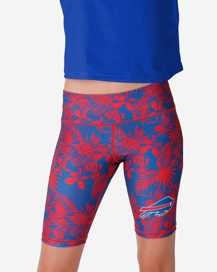 Buffalo Bills Womens Floral Bike Shorts FOCO S - FOCO.com