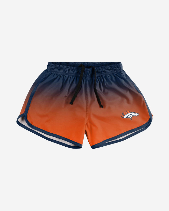 Denver Broncos Womens Gradient Running Shorts FOCO - FOCO.com