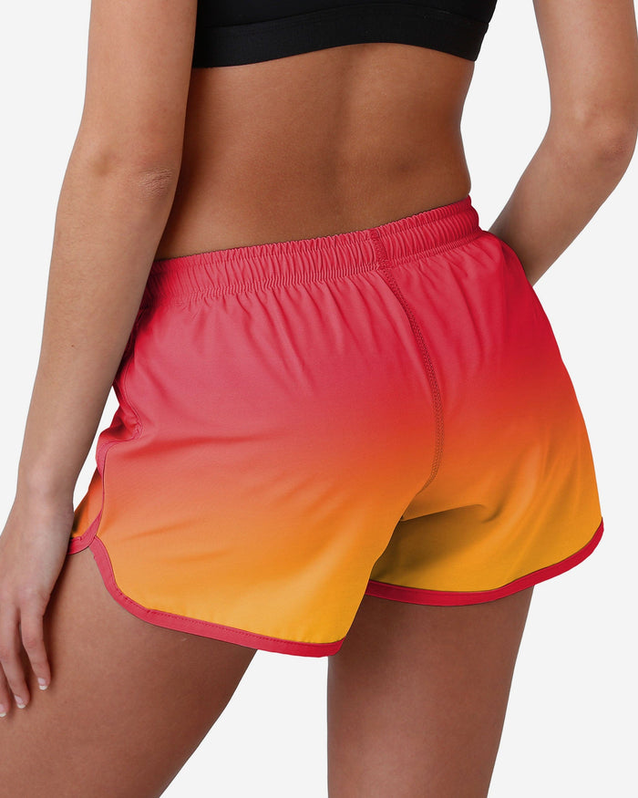 Kansas City Chiefs Womens Gradient Running Shorts FOCO - FOCO.com