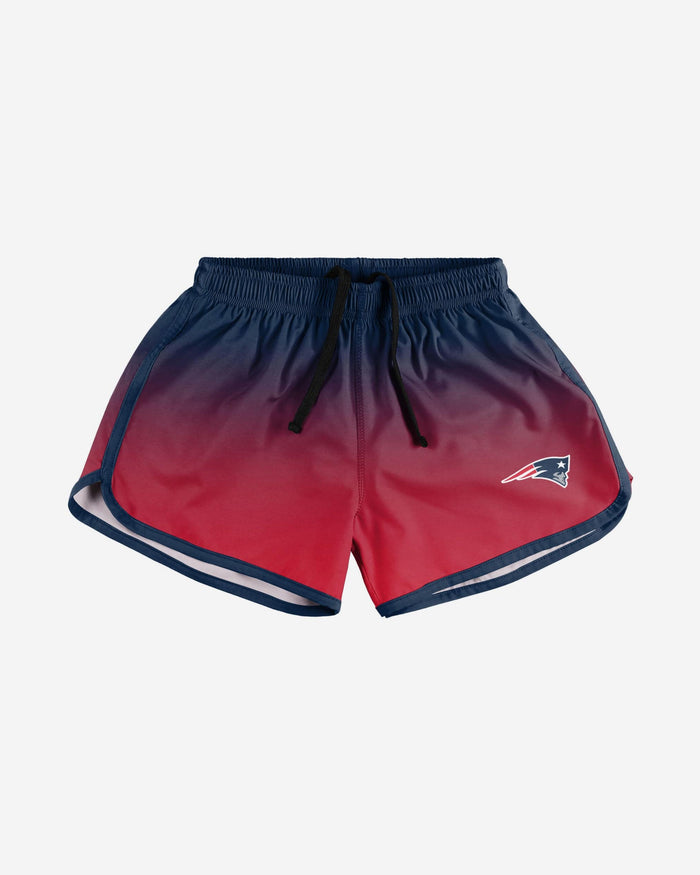 New England Patriots Womens Gradient Running Shorts FOCO - FOCO.com