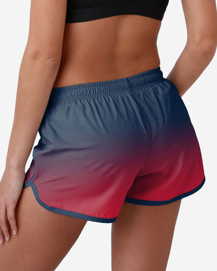 New England Patriots Womens Gradient Running Shorts FOCO - FOCO.com