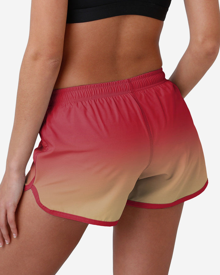 San Francisco 49ers Womens Gradient Running Shorts FOCO - FOCO.com