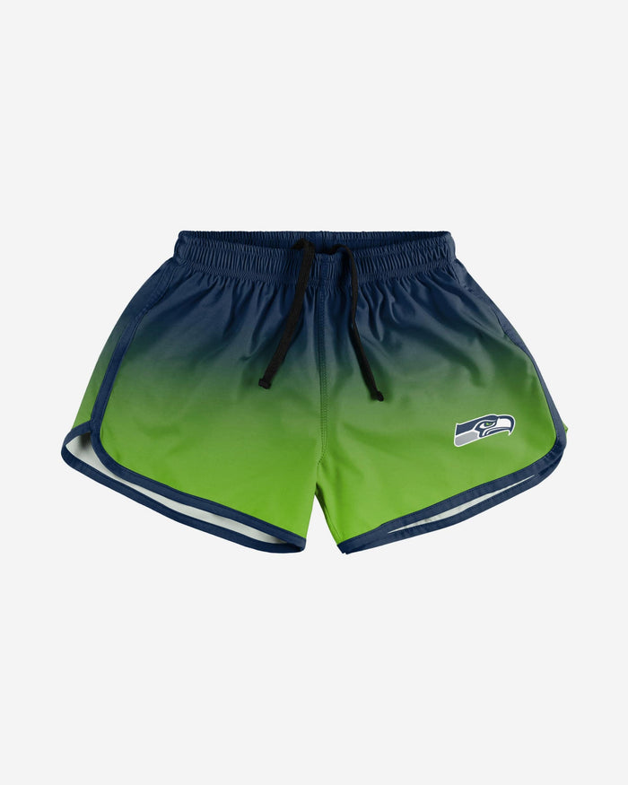 Seattle Seahawks Womens Gradient Running Shorts FOCO - FOCO.com