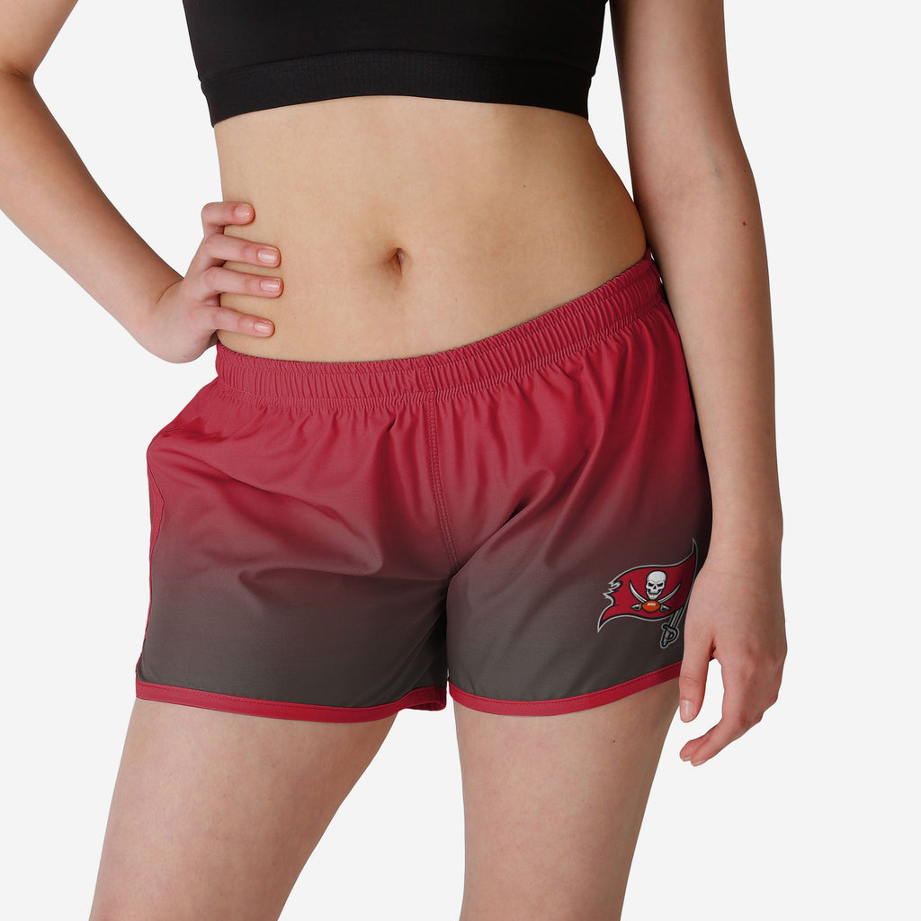 Tampa Bay Buccaneers Womens Gradient Running Shorts FOCO S - FOCO.com