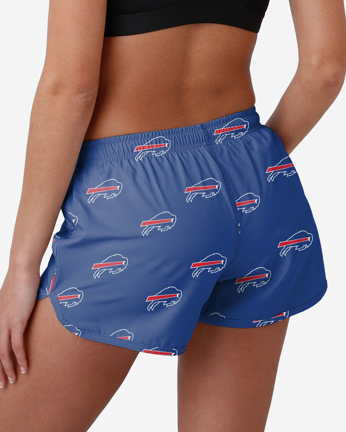 Buffalo Bills Womens Mini Print Running Shorts FOCO - FOCO.com