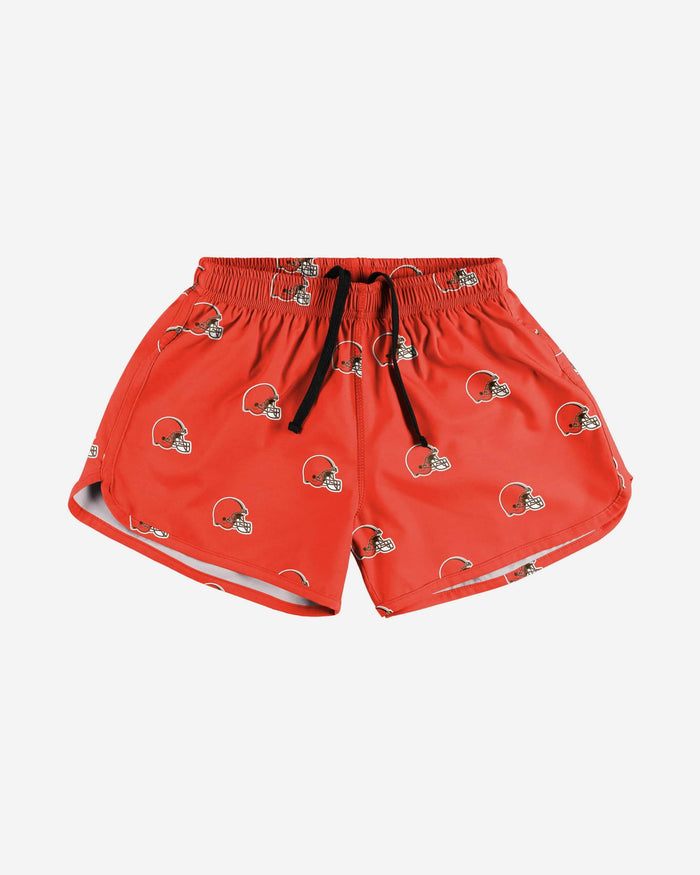 Cleveland Browns Womens Mini Print Running Shorts FOCO - FOCO.com