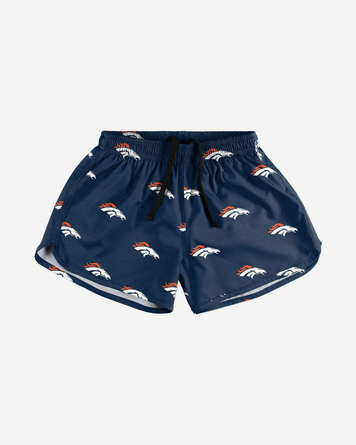 Denver Broncos Womens Mini Print Running Shorts FOCO - FOCO.com