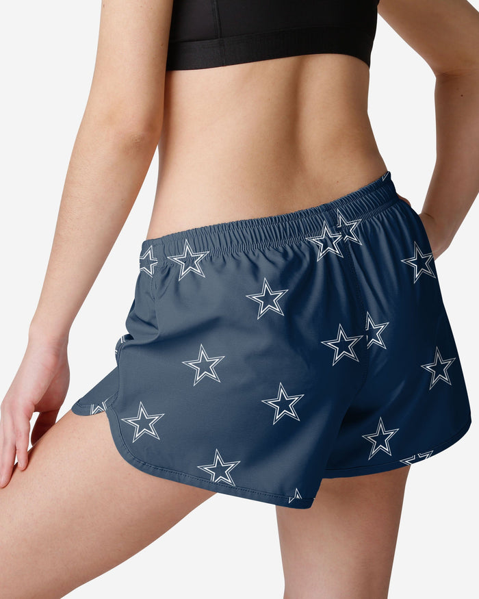 Dallas Cowboys Womens Mini Print Running Shorts FOCO - FOCO.com