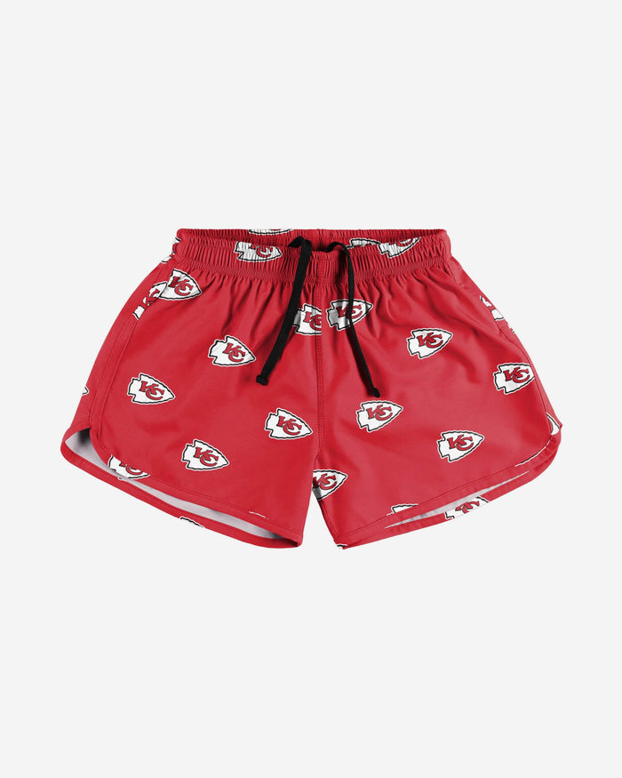 Kansas City Chiefs Womens Mini Print Running Shorts FOCO - FOCO.com