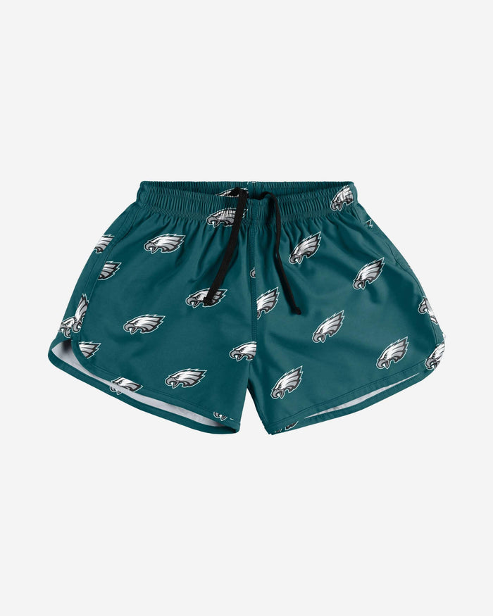 Philadelphia Eagles Womens Mini Print Running Shorts FOCO - FOCO.com