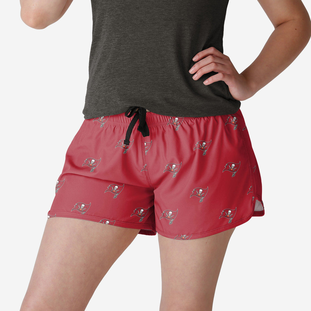 Tampa Bay Buccaneers Womens Mini Print Running Shorts FOCO S - FOCO.com