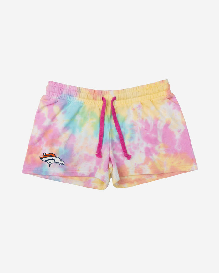 Denver Broncos Womens Pastel Tie-Dye Blast Lounge Shorts FOCO - FOCO.com