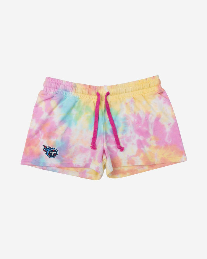 Tennessee Titans Womens Pastel Tie-Dye Blast Lounge Shorts FOCO - FOCO.com