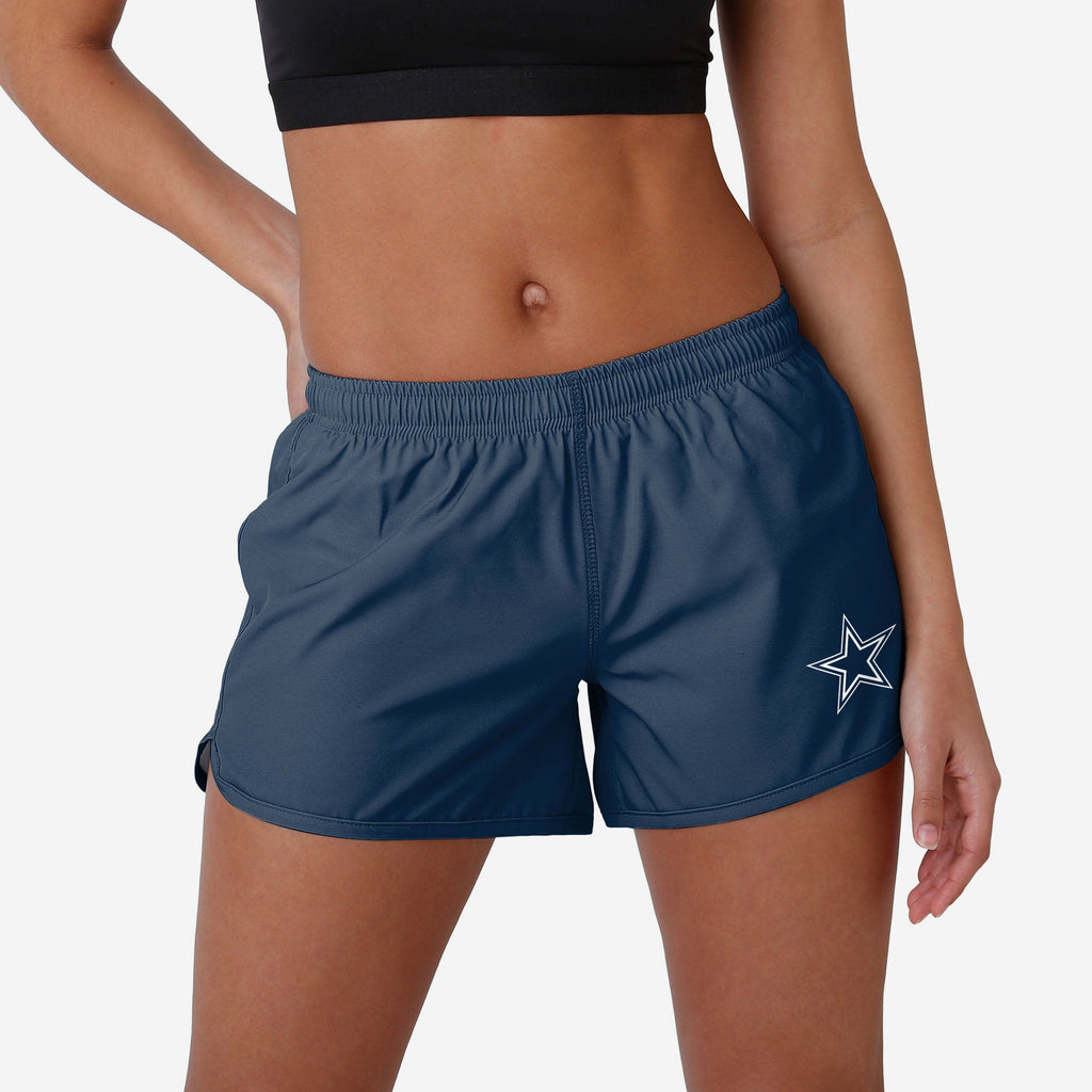 Dallas Cowboys Womens Solid Running Shorts FOCO S - FOCO.com