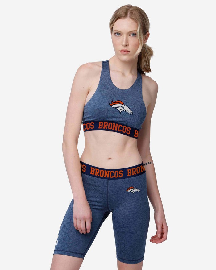 Denver Broncos Womens Team Color Static Bike Shorts FOCO - FOCO.com