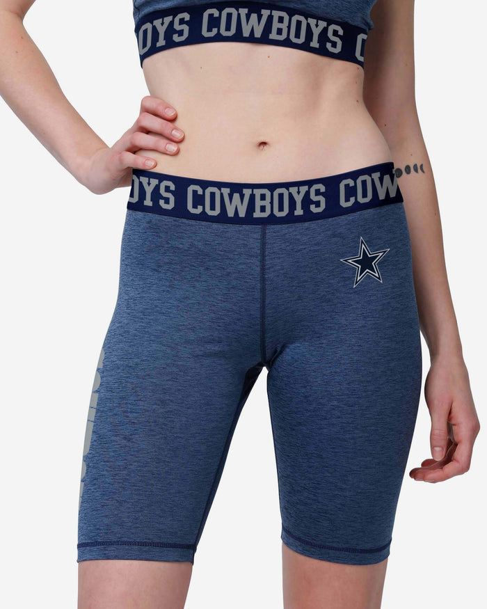 Dallas Cowboys Womens Team Color Static Bike Shorts FOCO S - FOCO.com