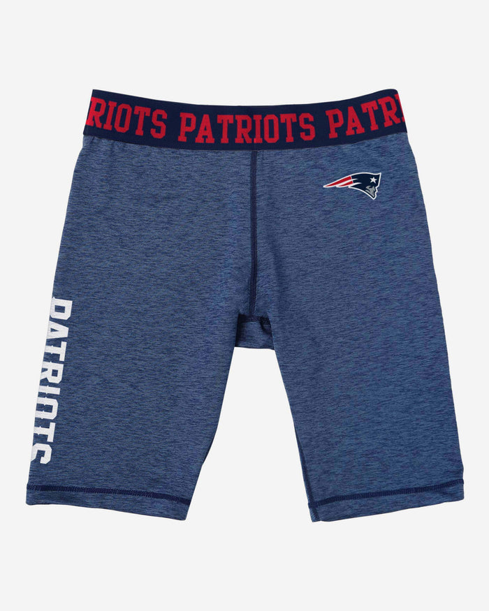 New England Patriots Womens Team Color Static Bike Shorts FOCO - FOCO.com