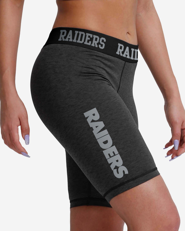 Las Vegas Raiders Womens Team Color Static Bike Shorts FOCO - FOCO.com