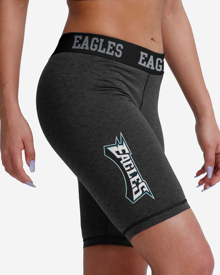 Philadelphia Eagles Womens Team Color Static Bike Shorts FOCO - FOCO.com