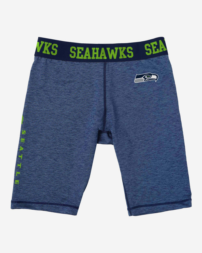 Seattle Seahawks Womens Team Color Static Bike Shorts FOCO - FOCO.com