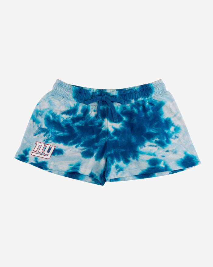 New York Giants Womens Tie-Dye Rush Lounge Shorts FOCO - FOCO.com