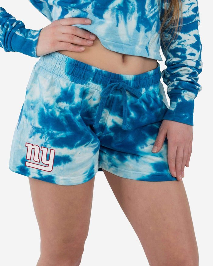 New York Giants Womens Tie-Dye Rush Lounge Shorts FOCO S - FOCO.com