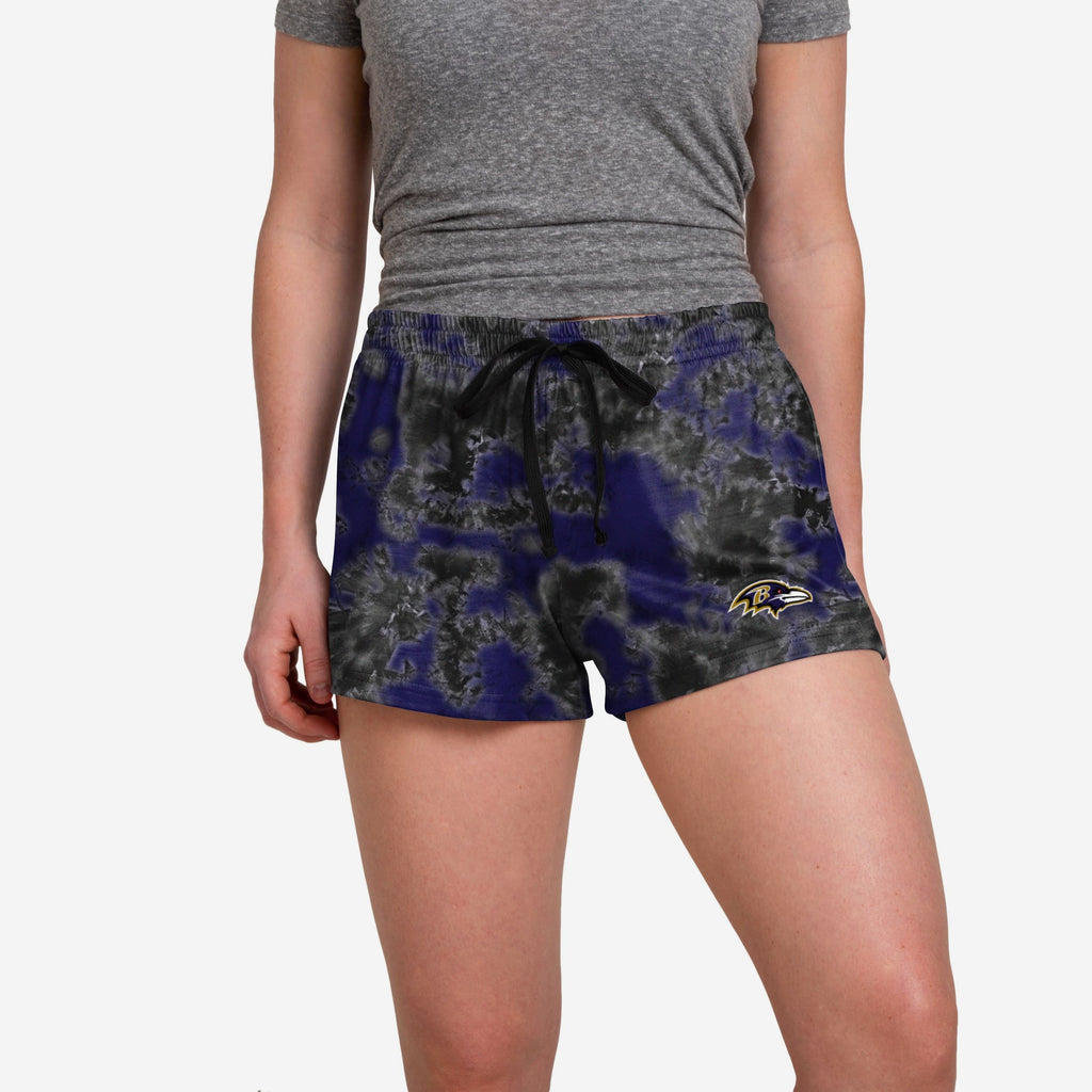 Baltimore Ravens Womens To Tie-Dye For Lounge Shorts FOCO S - FOCO.com