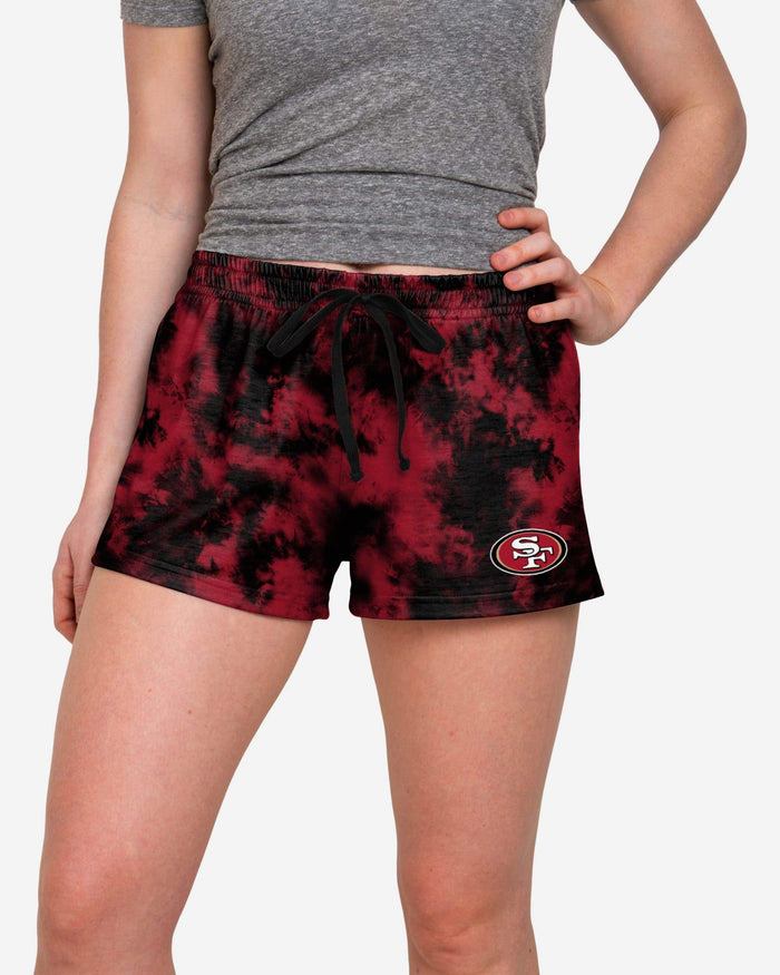 San Francisco 49ers Womens To Tie-Dye For Lounge Shorts FOCO S - FOCO.com