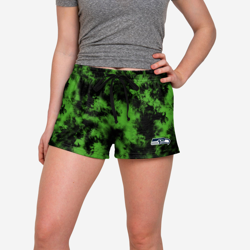 Seattle Seahawks Womens To Tie-Dye For Lounge Shorts FOCO S - FOCO.com