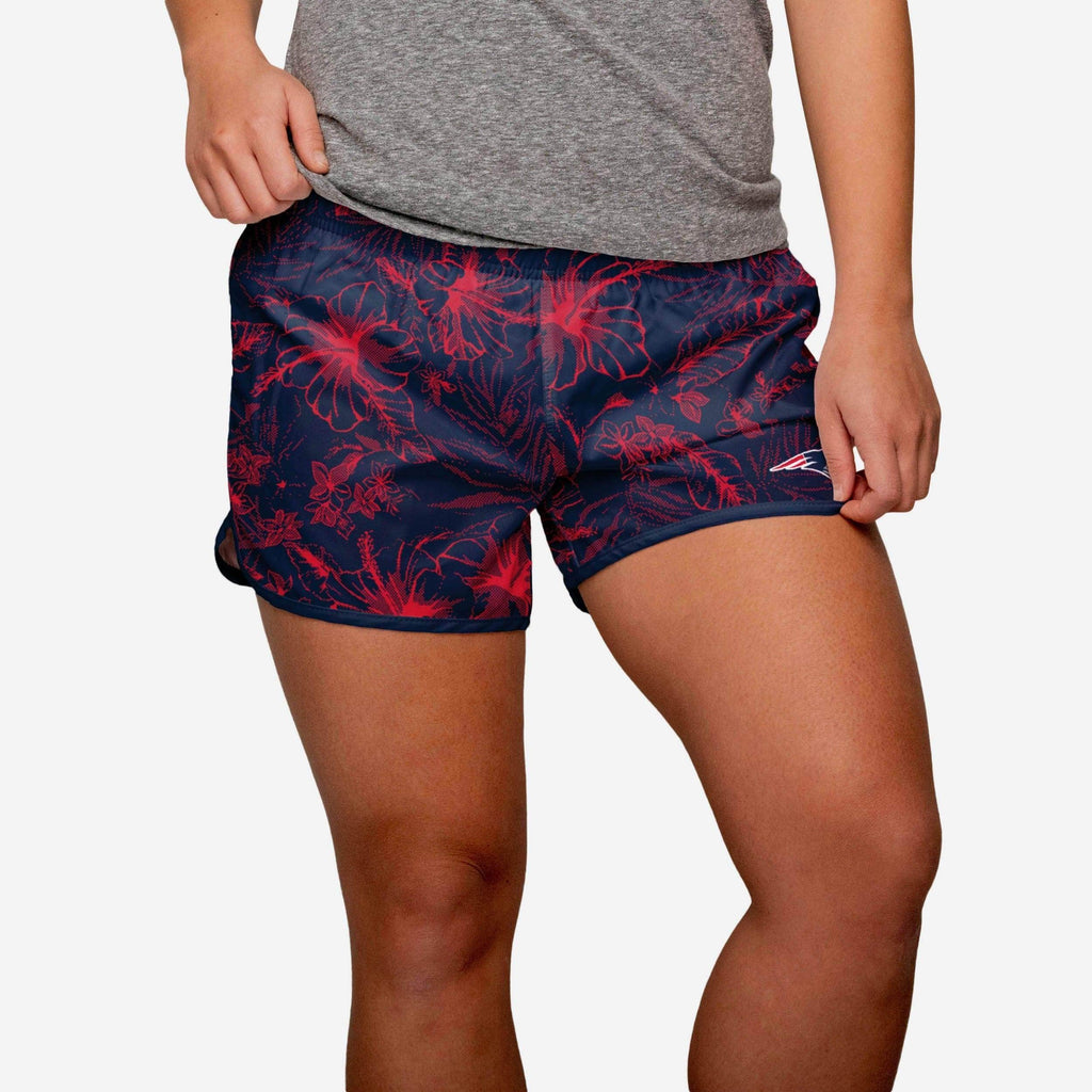 New England Patriots Womens Island Vibes Shorts FOCO S - FOCO.com