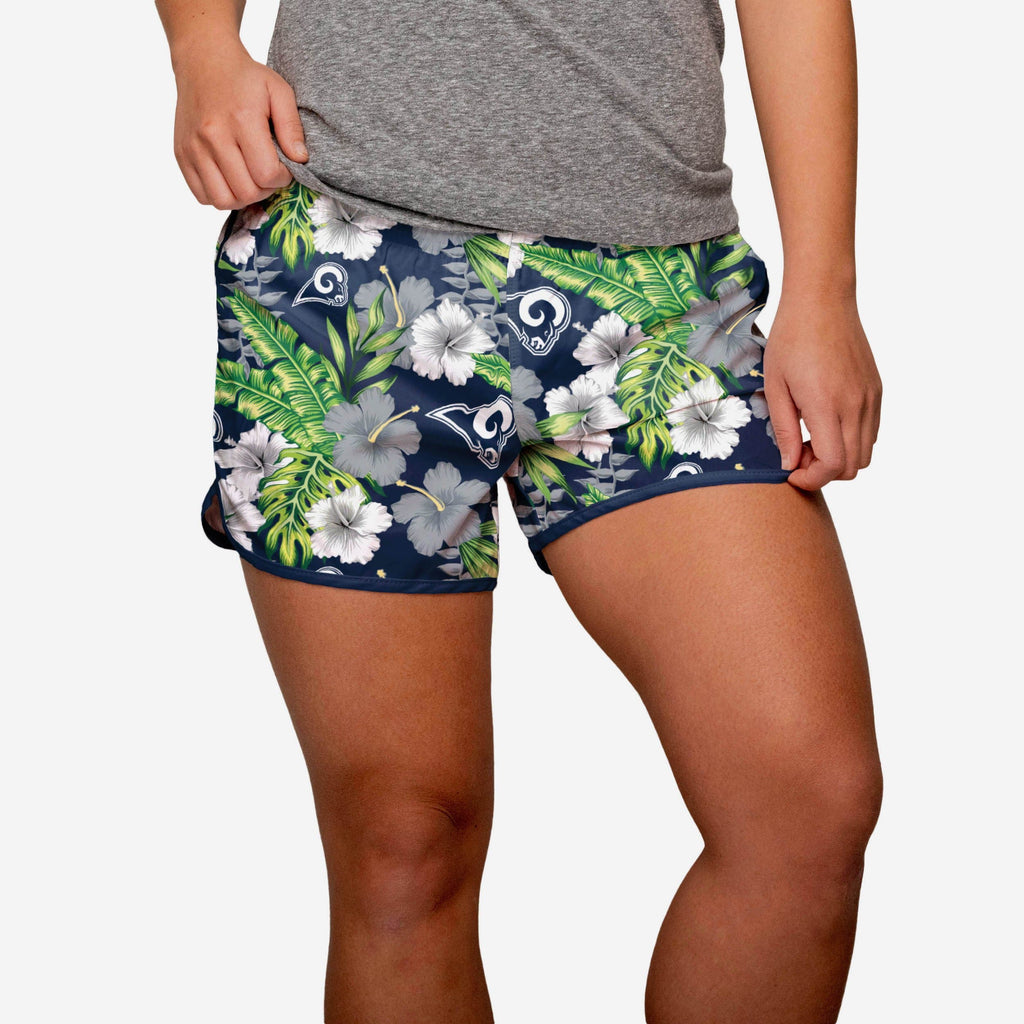 Los Angeles Rams Womens Tropical Breeze Shorts FOCO S - FOCO.com