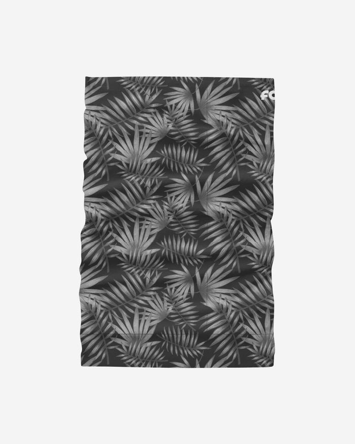 Black Floral Brushed Polyester Gaiter Scarf FOCO - FOCO.com