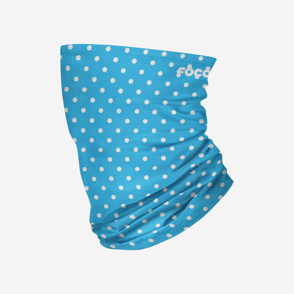 Blue Polka Dots Polyfleece Gaiter Scarf FOCO - FOCO.com