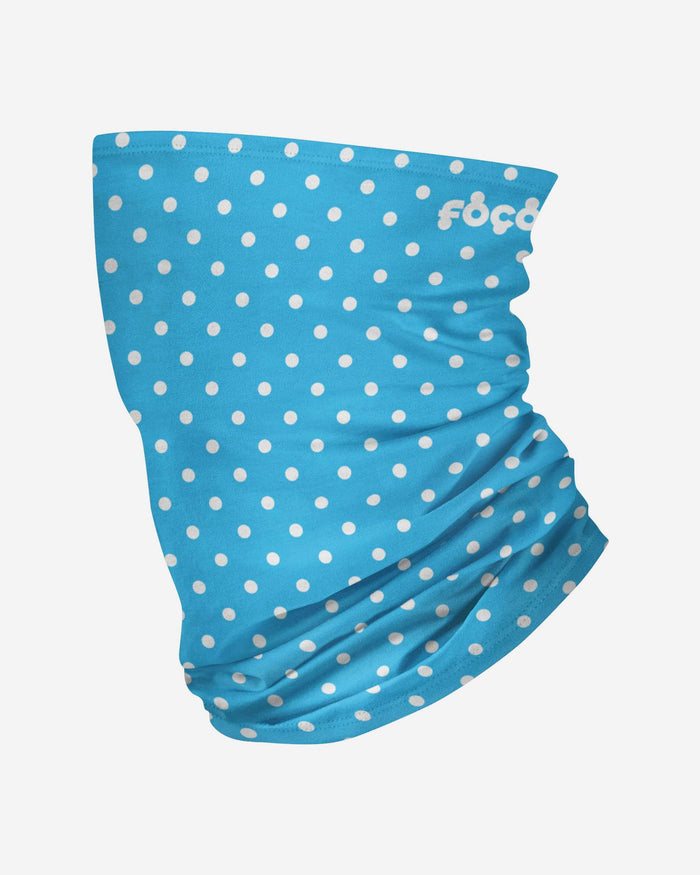 Blue Polka Dots Polyfleece Gaiter Scarf FOCO - FOCO.com