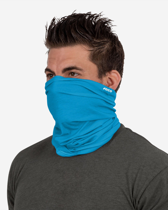 Solid Blue Gaiter Scarf FOCO - FOCO.com