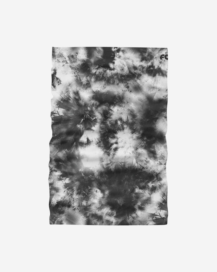 Black & White Tie-Dye Gaiter Scarf FOCO - FOCO.com