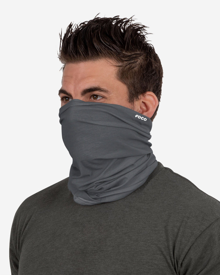 Solid Charcoal Gaiter Scarf FOCO - FOCO.com