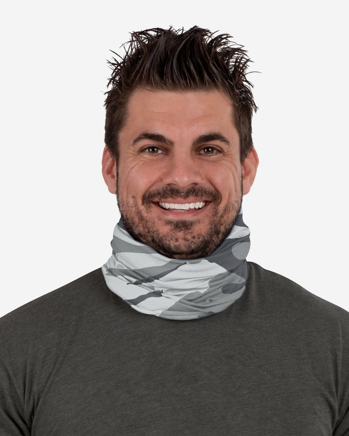 Grey Camo Gaiter Scarf FOCO - FOCO.com