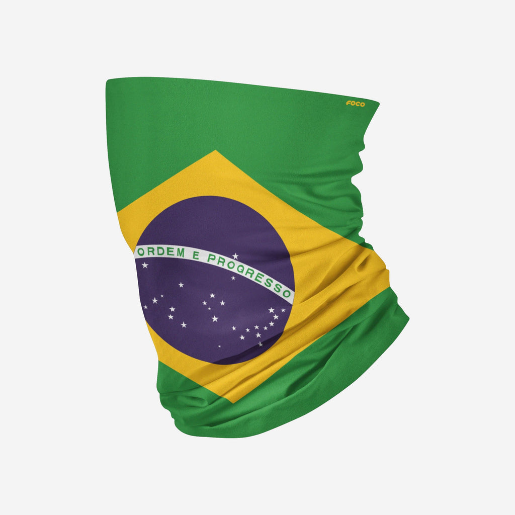 Brazil Flag Gaiter Scarf FOCO - FOCO.com