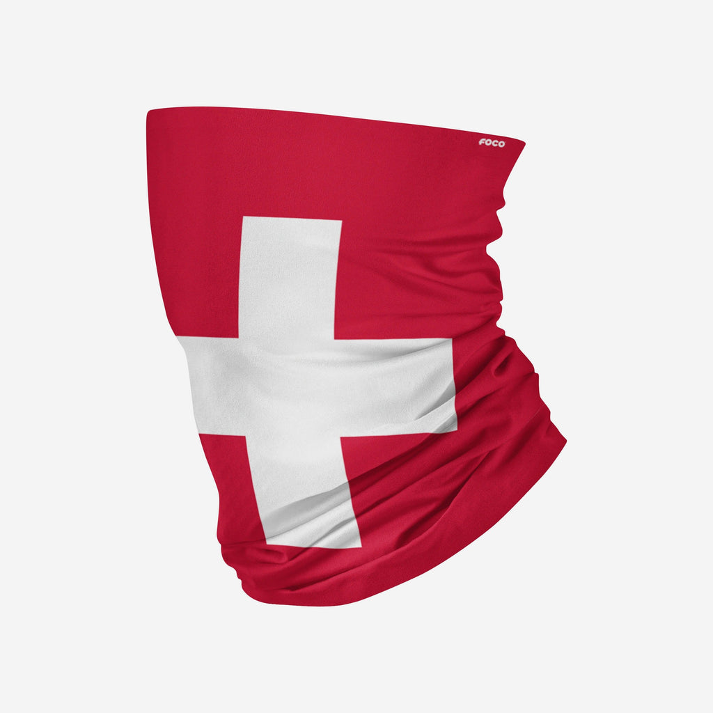 Switzerland Flag Gaiter Scarf FOCO - FOCO.com