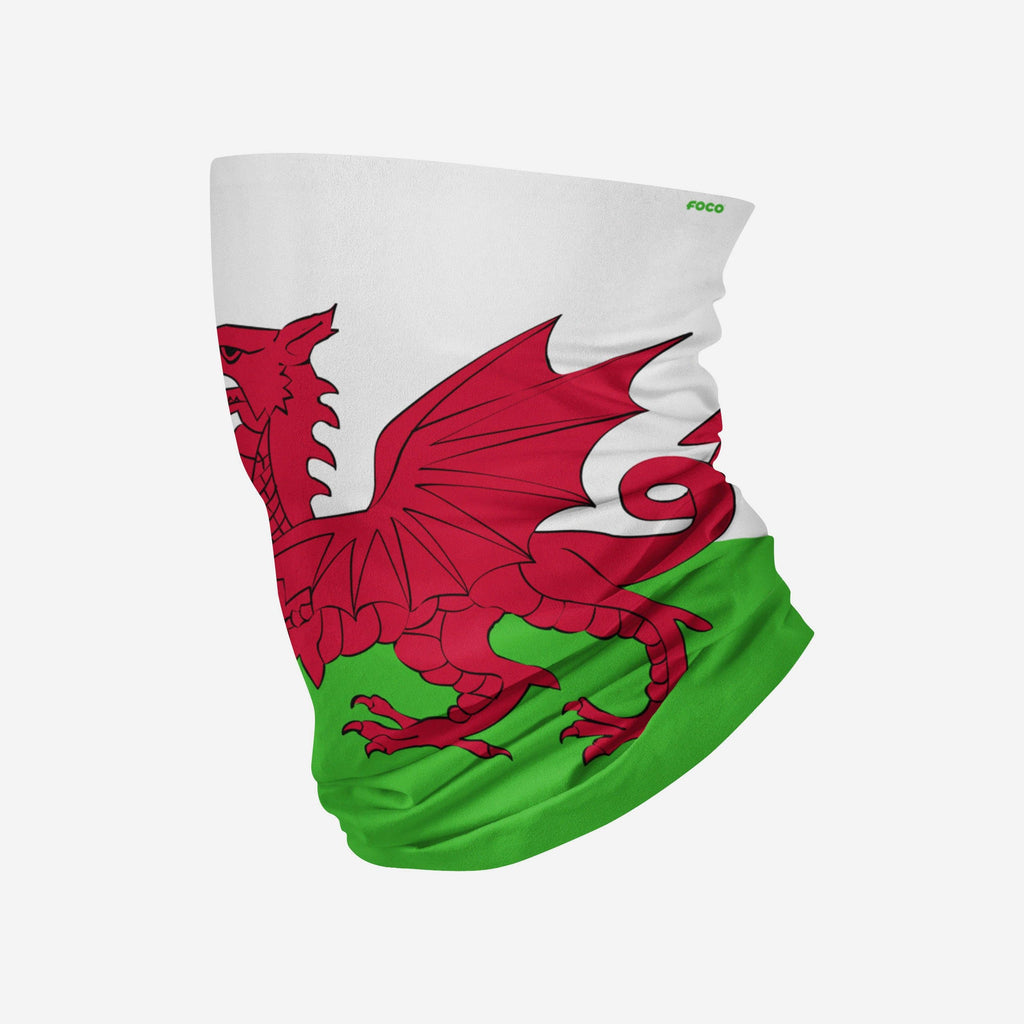 Wales Flag Gaiter Scarf FOCO - FOCO.com