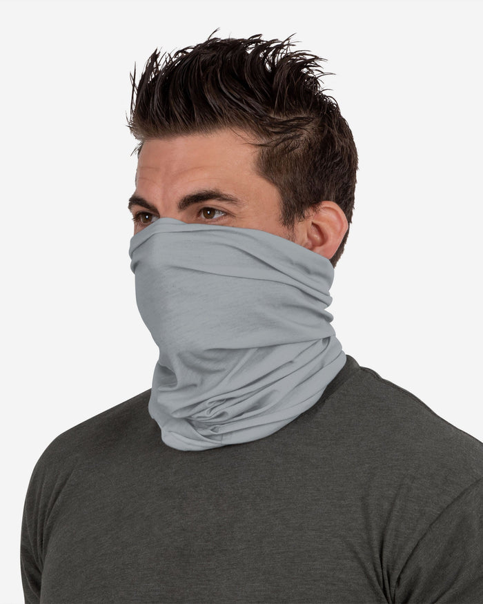 Solid Gray Gaiter Scarf FOCO - FOCO.com