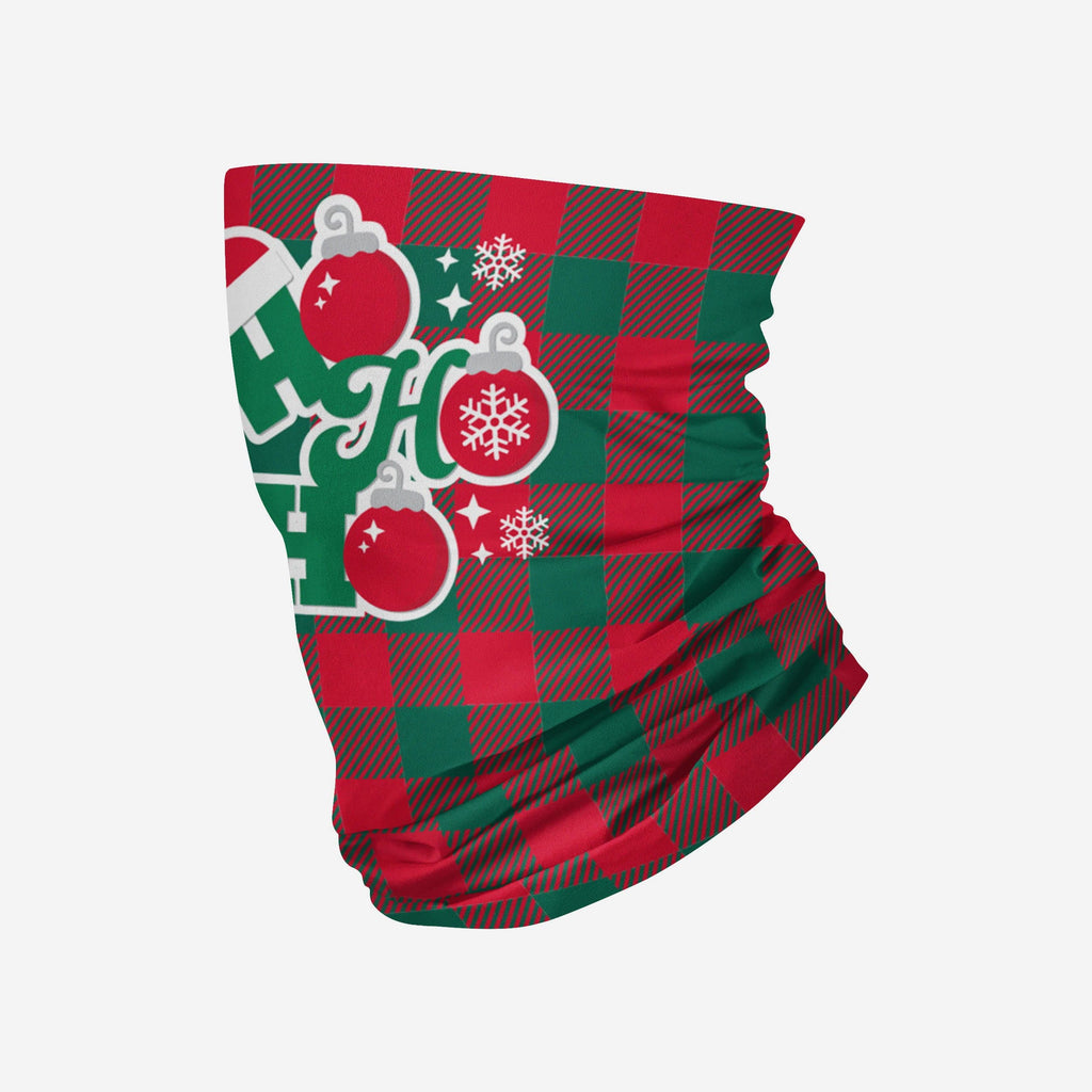 Ho Ho Ho Brushed Polyester Gaiter Scarf FOCO - FOCO.com