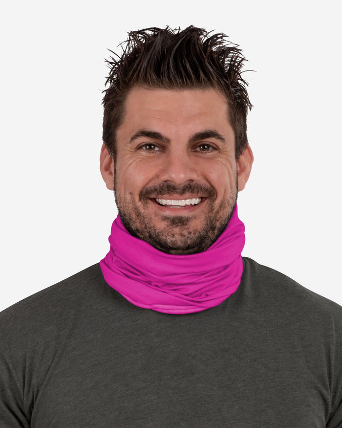 Solid Hot Pink Gaiter Scarf FOCO - FOCO.com