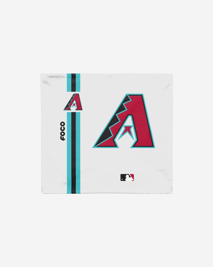 Arizona Diamondbacks On-Field White & Teal UV Gaiter Scarf FOCO - FOCO.com