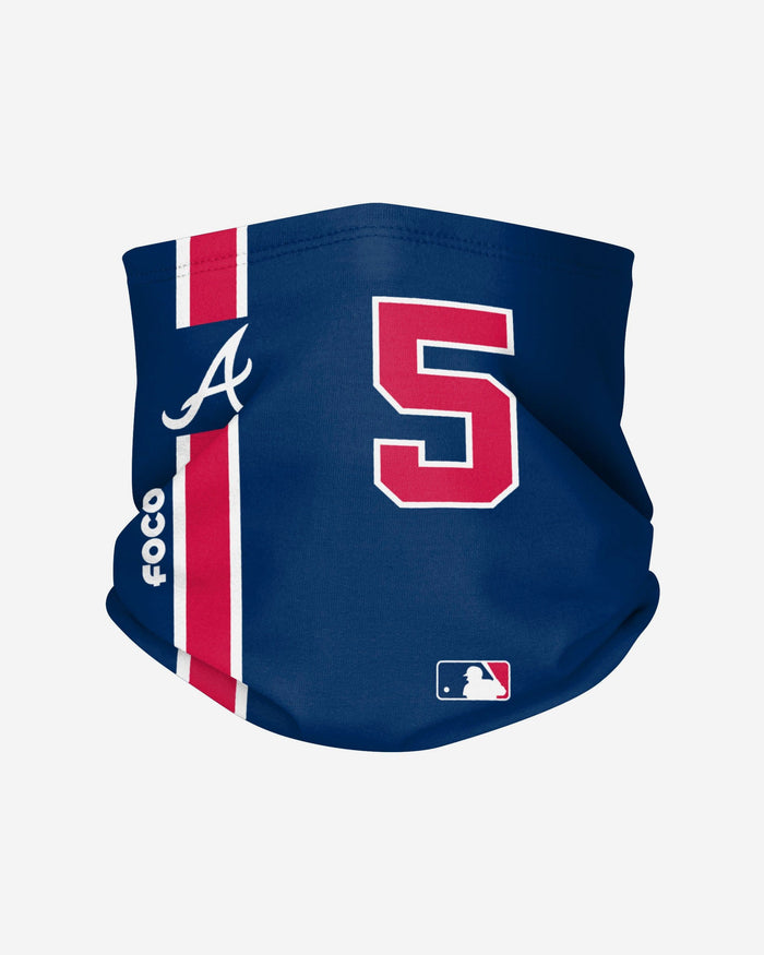 Freddie Freeman Atlanta Braves On-Field Blue UV Gaiter Scarf FOCO - FOCO.com