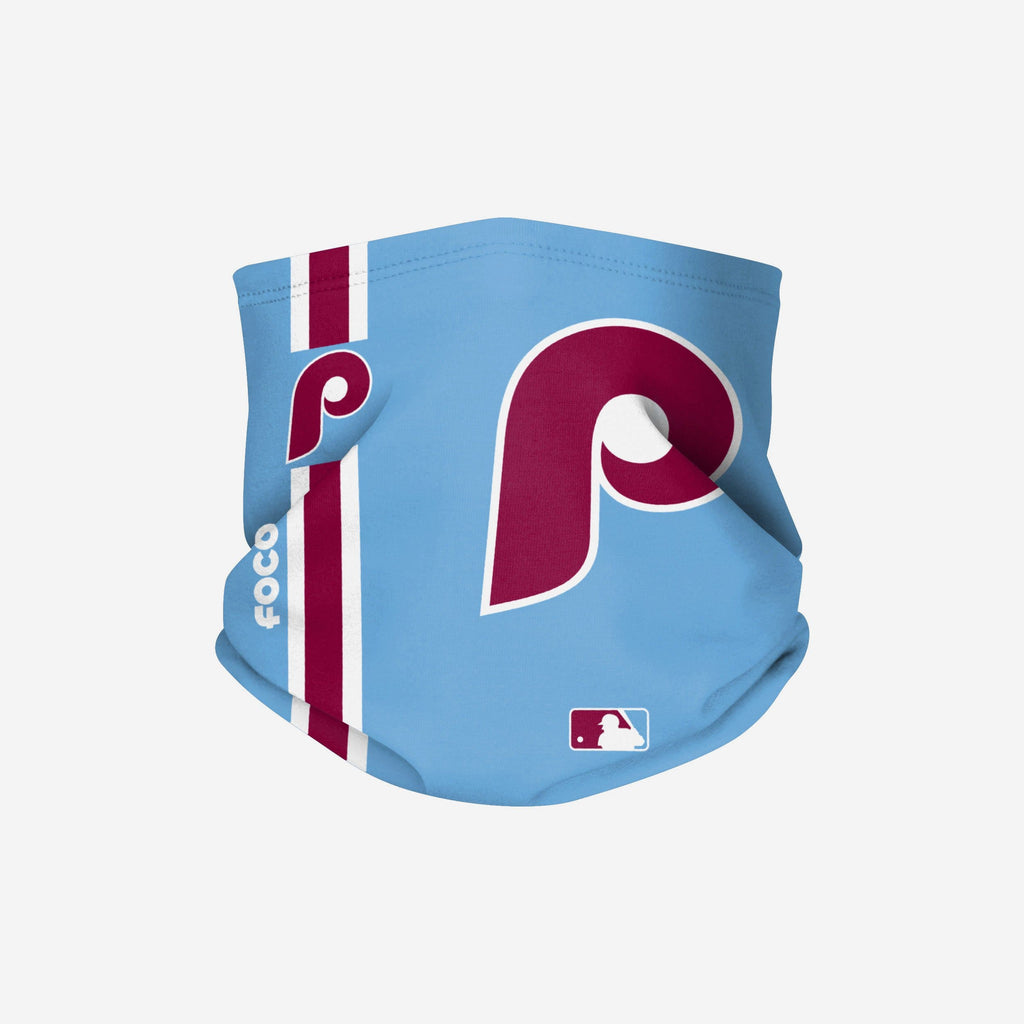 Philadelphia Phillies On-Field Baby Blue UV Gaiter Scarf FOCO - FOCO.com